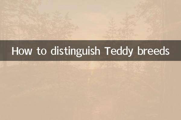 نحوه تشخیص نژادهای تدی