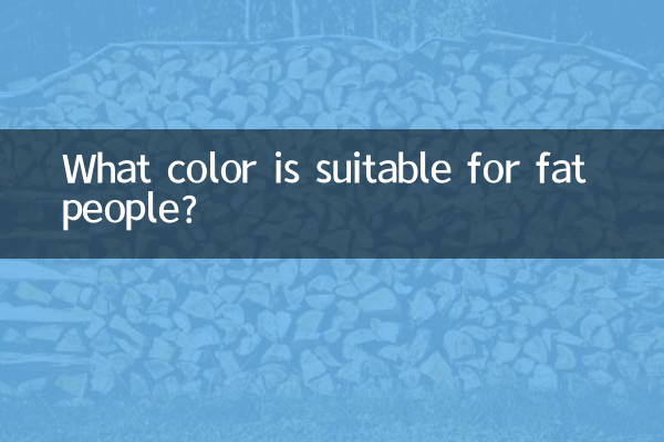 ¿Qué color es el adecuado para las personas gordas?