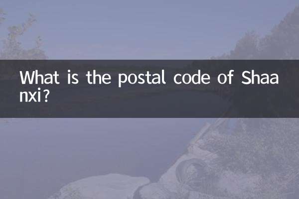 ¿Cuál es el código postal de Shaanxi?