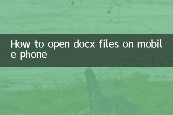 So öffnen Sie docx-Dateien auf einem Mobiltelefon