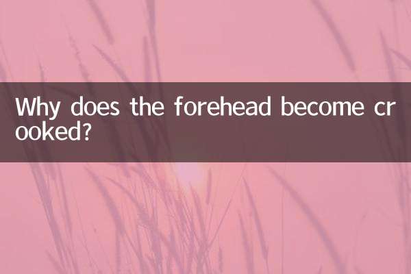 Por que a testa fica torta?