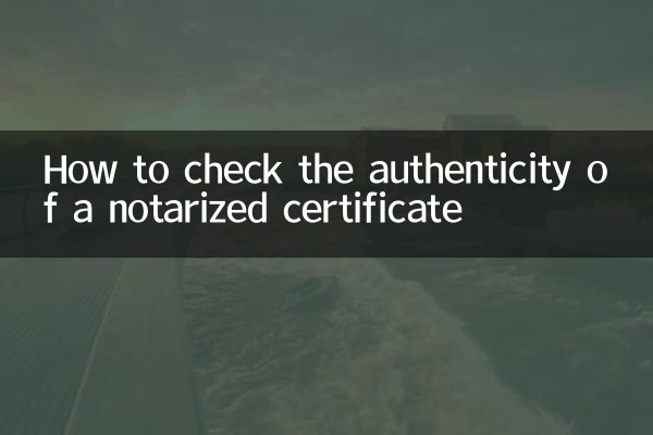 نوٹریائزڈ سرٹیفکیٹ کی صداقت کی جانچ کیسے کریں