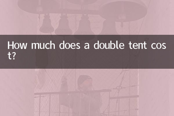 ¿Cuánto cuesta una carpa doble?