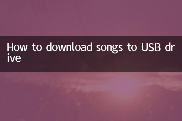 چگونه آهنگ ها را در درایو USB دانلود کنیم