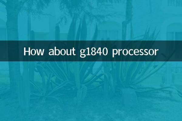 Que tal processador g1840