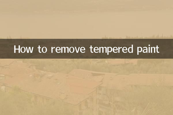 نحوه پاک کردن رنگ تمپر شده