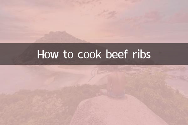 How to cook beef ribs
