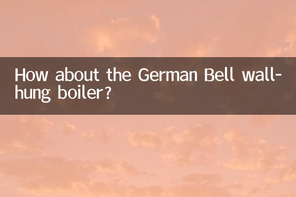 How about the German Bell wall-hung boiler?