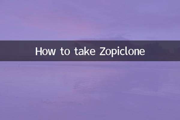 زوپیکلون کو کیسے لیں