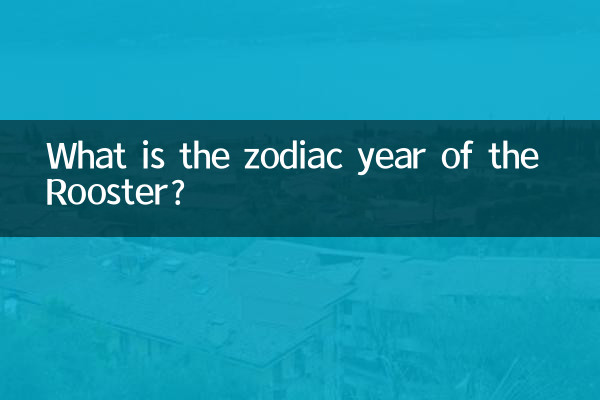 ¿Cuál es el año zodiacal del Gallo?