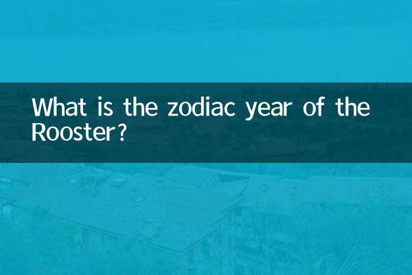 ¿Cuál es el año zodiacal del Gallo?