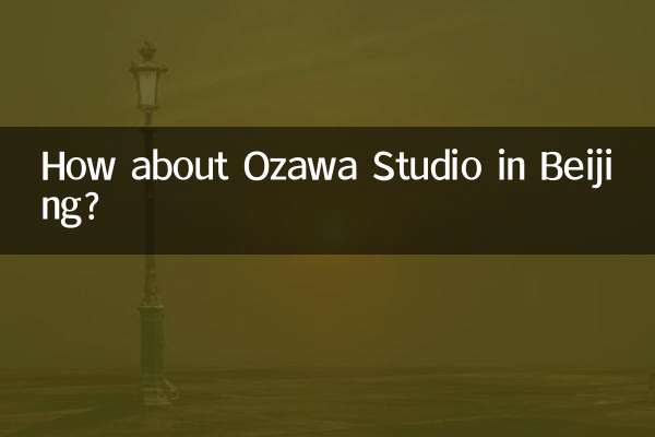 베이징의 Ozawa Studio는 어떻습니까?