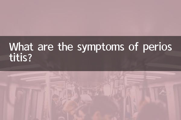 ما هي أعراض التهاب السمحاق؟