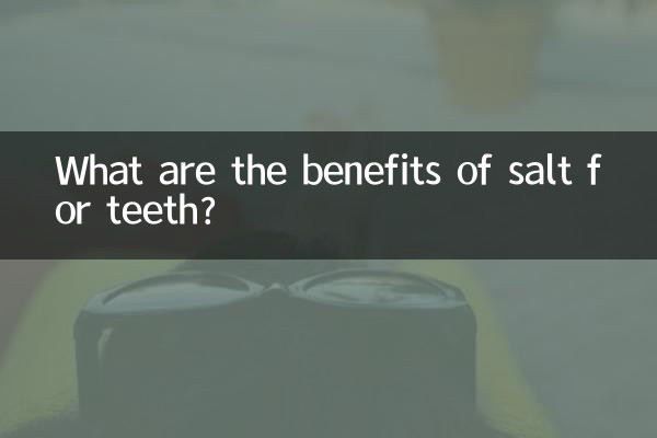 ¿Cuáles son los beneficios de la sal para los dientes?