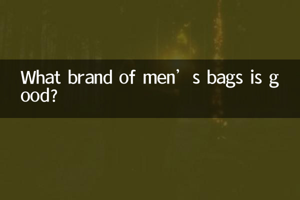 Quale marca di borse da uomo è buona?