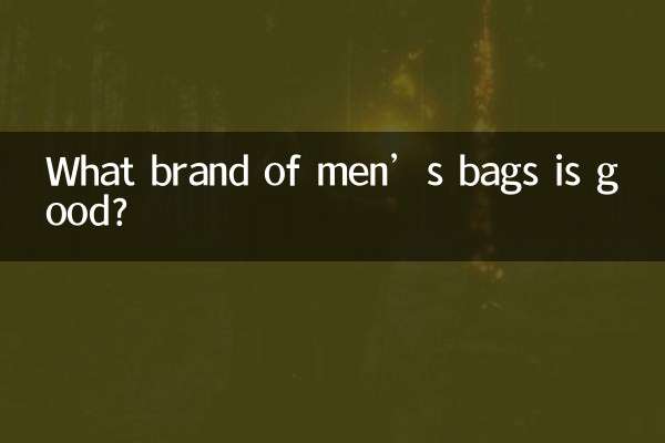 Quale marca di borse da uomo è buona?