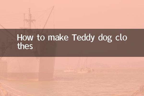 Comment confectionner des vêtements pour chien Teddy