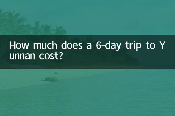 युन्नान की 6-दिवसीय यात्रा की लागत कितनी है?