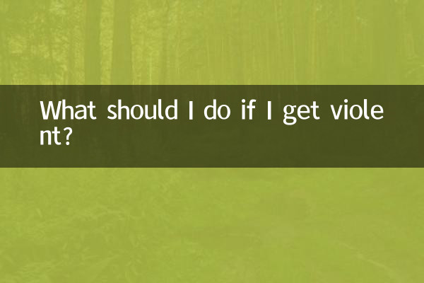 আমি যদি হিংস্র হয়ে যাই তাহলে আমার কি করা উচিত?