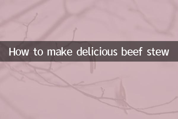 Come preparare un delizioso spezzatino di manzo