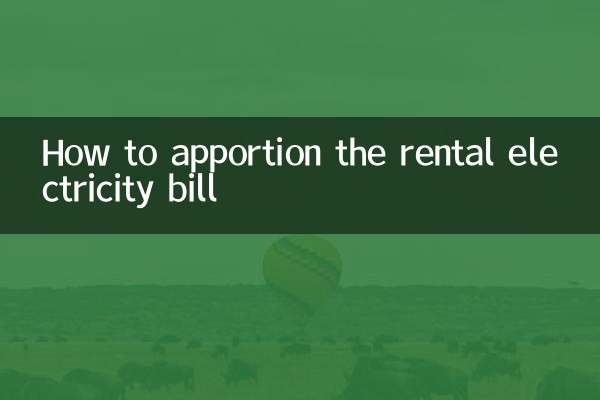 Come ripartire la bolletta elettrica dell'affitto