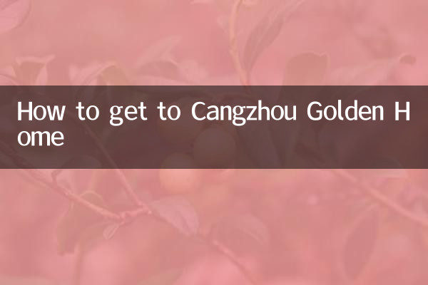 Come arrivare alla Casa d'Oro di Cangzhou