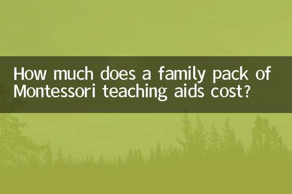 モンテッソーリ教材のファミリー パックの価格はいくらですか?