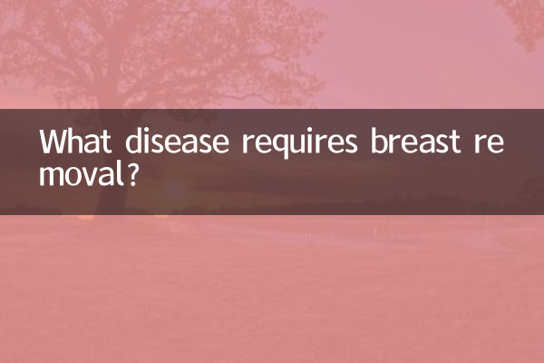 什么病需要切除乳房
