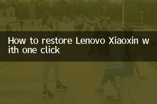 কিভাবে এক ক্লিকে Lenovo Xiaoxin পুনরুদ্ধার করবেন