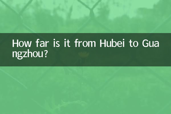 Quanto dista Hubei da Canton?