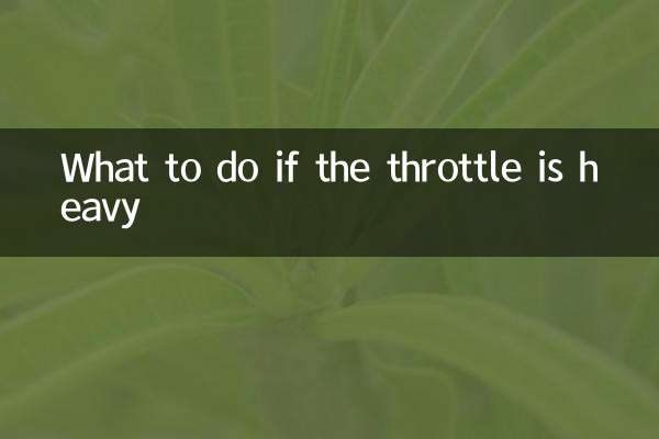 اگر دریچه گاز سنگین است چه باید کرد