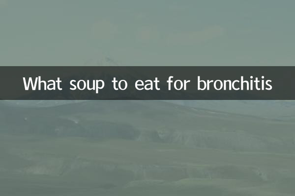 Que sopa comer para la bronquitis.