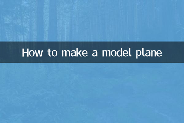 Comment faire un plan de modèle