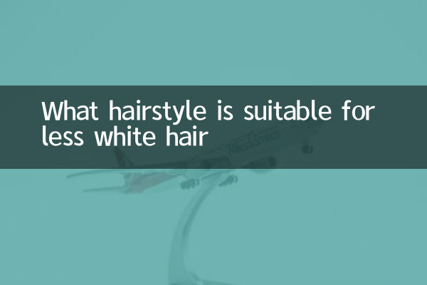 Quelle coiffure convient aux cheveux moins blancs