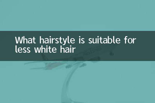 Quelle coiffure convient aux cheveux moins blancs
