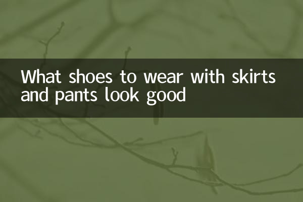 Quelles chaussures à porter avec des jupes et des pantalons sont beaux