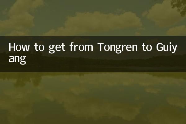 Wie man von Tongren nach Guiyang kommt