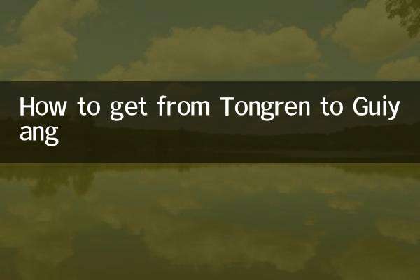 Wie man von Tongren nach Guiyang kommt