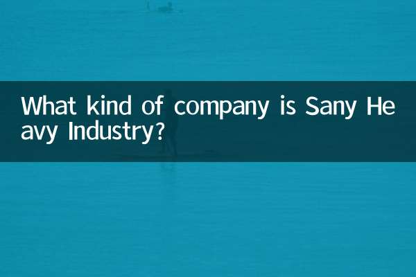 Was für ein Unternehmen ist Sany Heavy Industry?