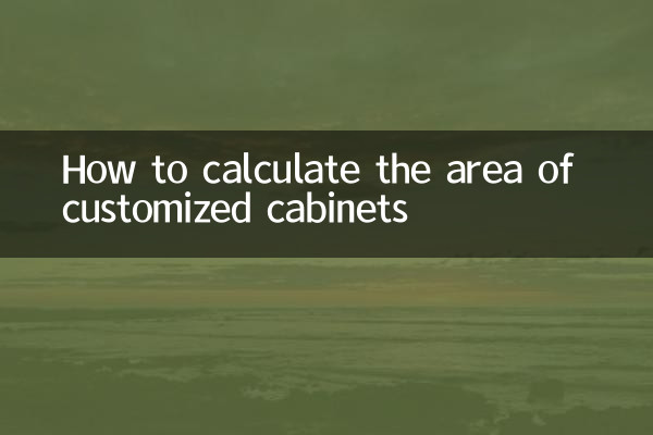 Como calcular a área de armários customizados