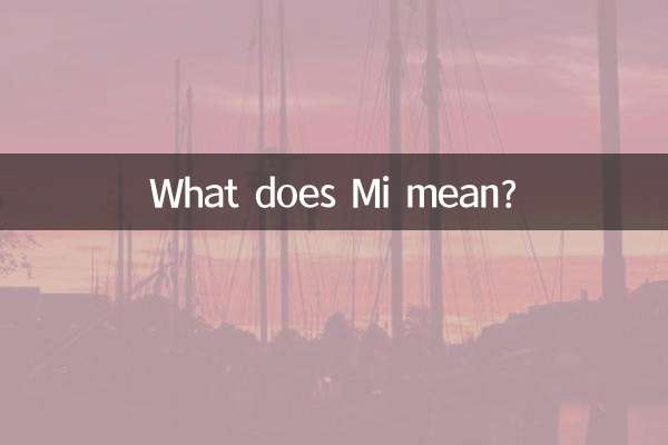 Was bedeutet Mi?