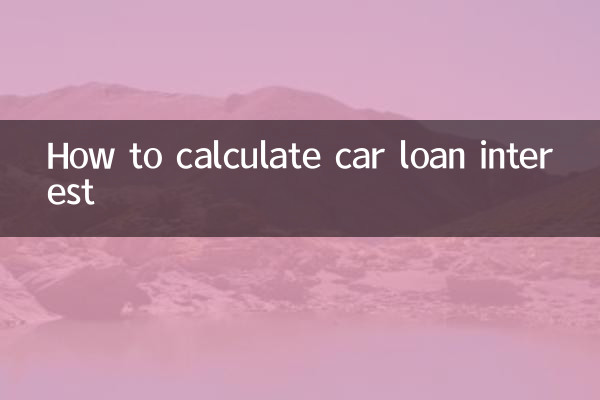 Comment calculer les intérêts d'un prêt automobile