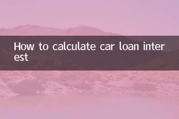 Comment calculer les intérêts d'un prêt automobile