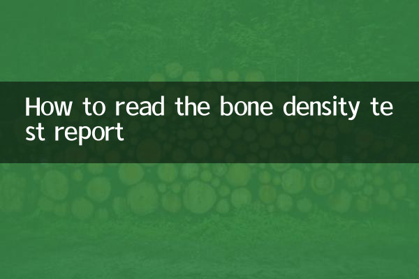 So lesen Sie den Knochendichte-Testbericht