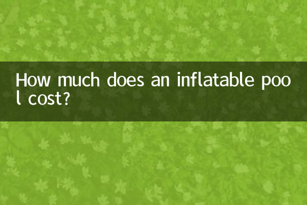 ¿Cuánto cuesta una piscina inflable?