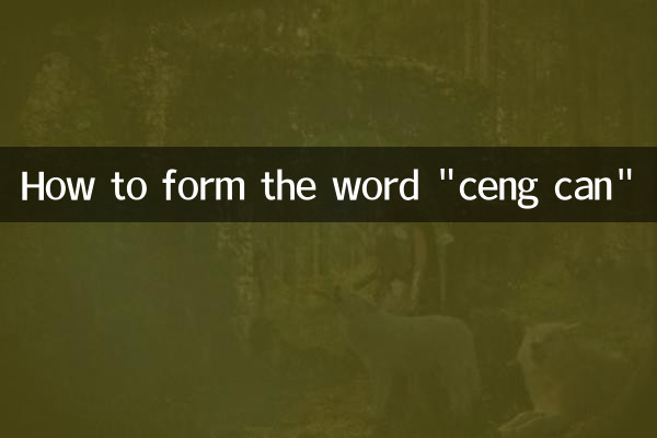 نحوه تشکیل کلمه