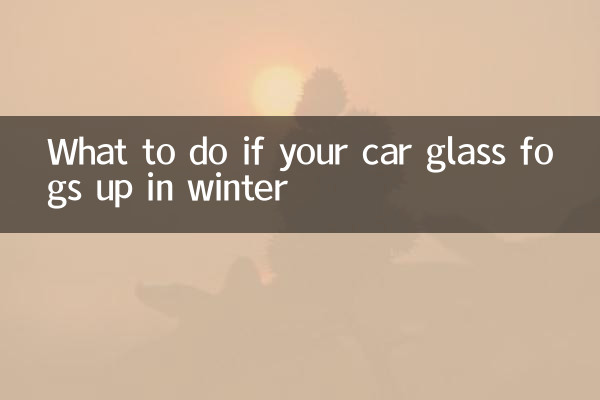 Was tun, wenn die Autoscheibe im Winter beschlägt?