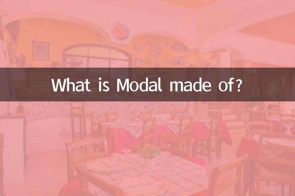 De quoi est fait le Modal ?