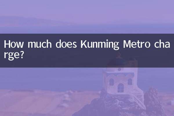 কুনমিং মেট্রো চার্জ কত?