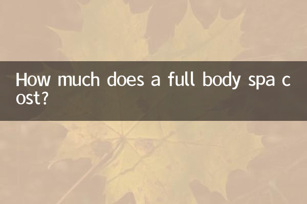 全身スパの料金はいくらですか?